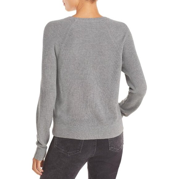 Splendid Women's Long Sleeve Cashmere Blend Pullover Popstitch Sweater - Picture 2 of 8